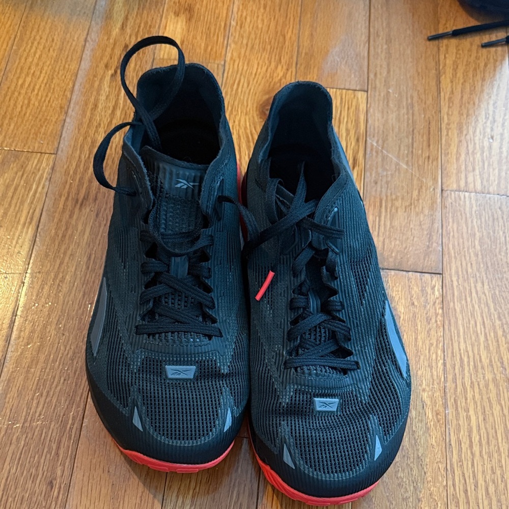 Reebok Black and Red CrossFit Sneakers